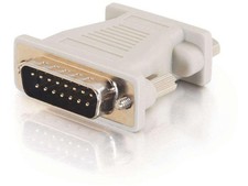 C2G 02902 Mac DB15 Male to VGA HD15 Female Adapter, Beige