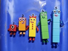 Hand2Mind Numberblocks Friends 1 2 3 4 5 One To Five Action Figure Lot Set Toy