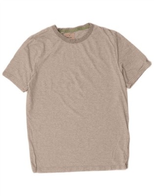 WHITE STUFF Herren T-Shirt Oberteil Medium Grau Nadelstreifen Baumwolle CK04