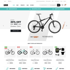 Bike Store Website Design for Sale with Free VPS Web Hosting