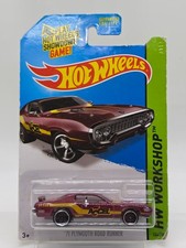 2014 Hot Wheels ’71 Plymouth Road Runner HW Workshop HW Performance Burgundy