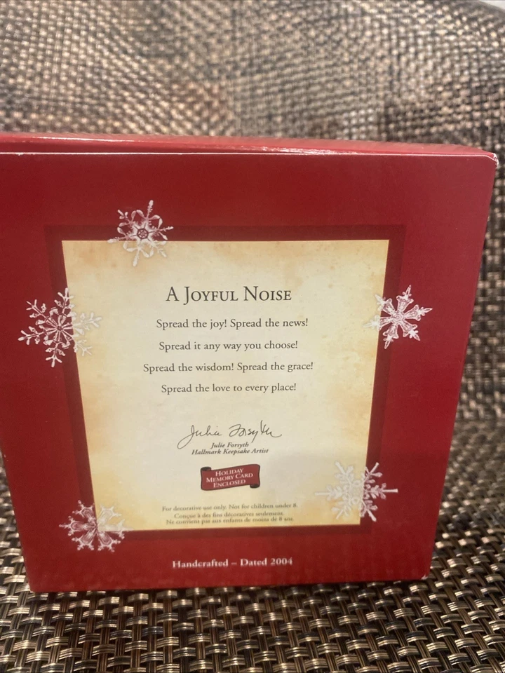 Hallmark A Joyful Noise Angel adorno de Navidad 2004 Foto 2 de 2