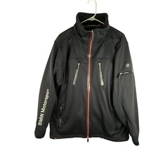 BMW Motorsport Jacket Mens XL Black Softshell...