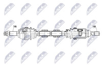 NTY Antriebswelle NPW-NS-206 FüR Nissan Juke F15