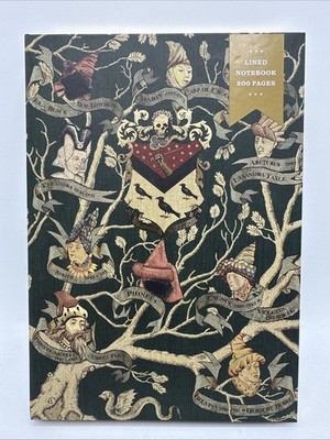 Universal Studios Harry Potter Black Family Tapestry Lined Notebook New With Tag