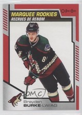 2020 Upper Deck O-Pee-Chee Update Marquee Rookies Red Border Brayden Burke 2o7