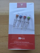 Dragonhawk EXTREME TATTOO EX-II Cartridge 20 Sterilized Pcs NEW