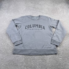Columbia Sweatshirt Womens Large Grey Spellou...