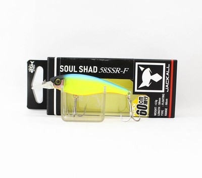 Jackall Soul Shad 58SSR F Schwimmend Köder Blue Back Chart (0741)