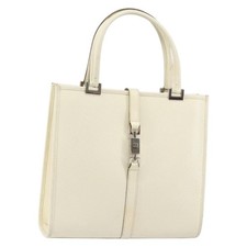 GUCCI Jackie borsa a mano pelle bianco argento 002 1065 3444 originale ep11352