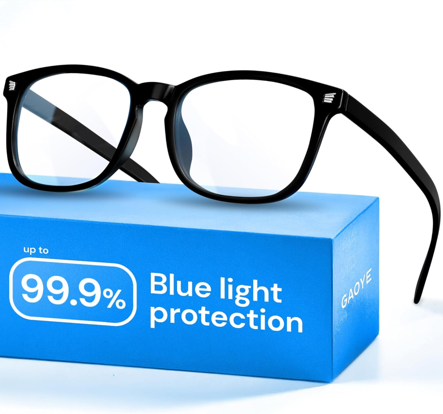 Blue Light Blocking Glasses for Computer Gaming with UV Protection & Scratch Resistance-image