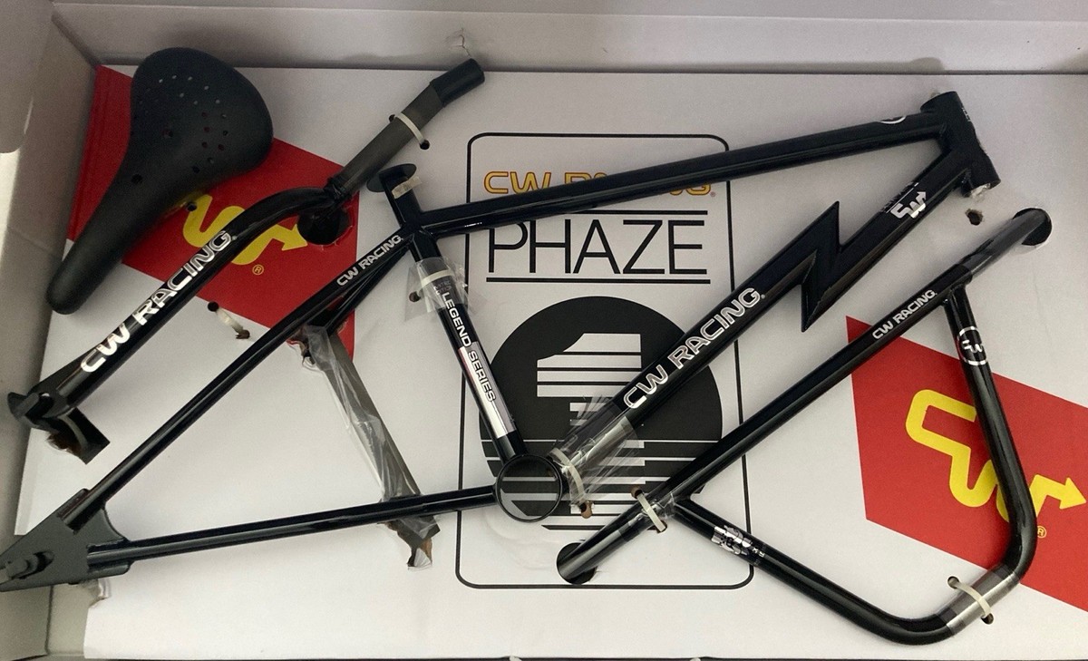 CW Racing 2020 Limited Edition Phase 1 Bmx Frame Set, black New In