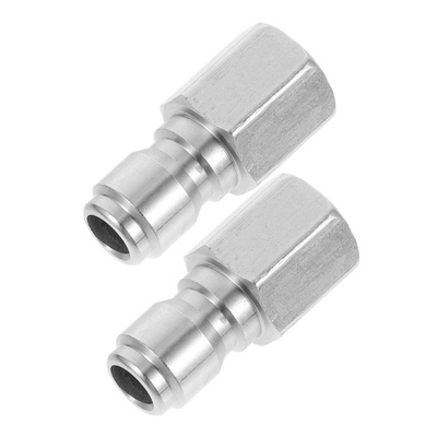 #ad #ad 2 Pcs Hydraulic Adapter Pressure Washer Hose Fittings Air Couplings $14.39
