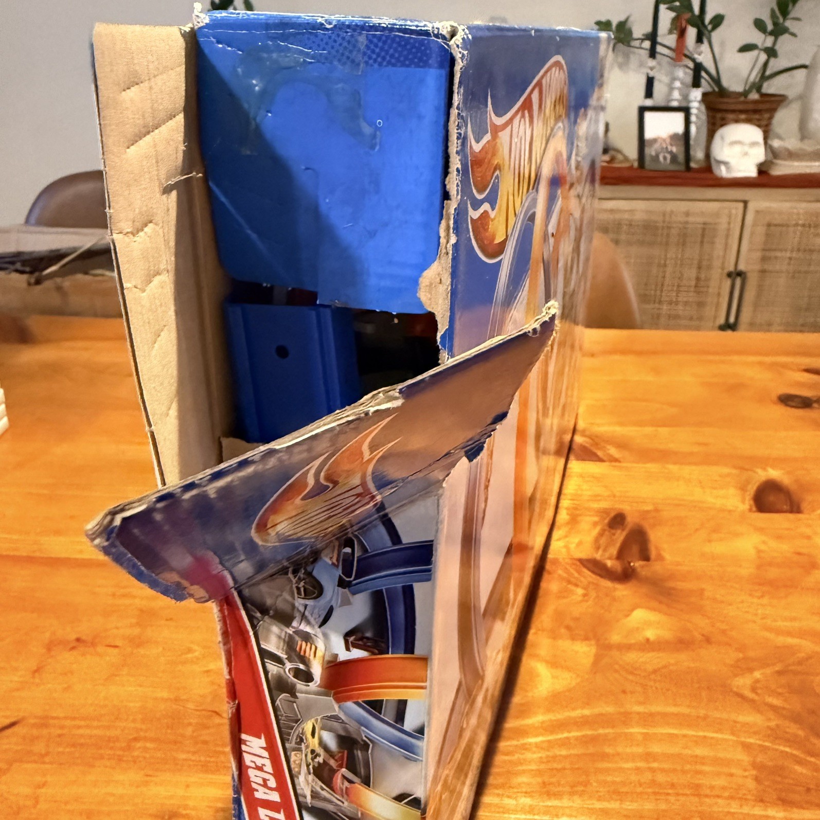 Hot Wheels Race Track Set Motorized Mega Loop Mayhem NEW OPEN BOX RARE ...