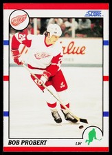 Bob Probert, 1990-91 Score American, #143, Detroit Red Wings,