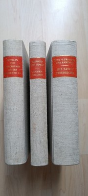 3 Vol. German Medieval History Sources 1963 Latin/German Parallel Text
