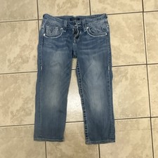VIGOSS The Chelsea Women's Capri Size 3/4 21" Inseam Embroidered