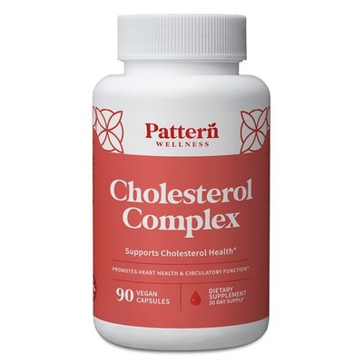 Pattern Wellness Cholesterol Complex Supplement - All-Natural Balancing Formu...