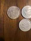 Lot(3) 1964 90% Silver Kennedy Half Dollars
