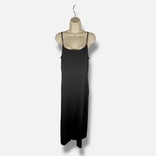 Ulla Johnson Women's Black Long Slip Dress Size XL