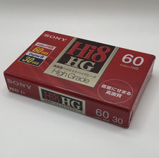 Sony Hi8 HG High Grade 60 Min VideoHi8/Digital8 Cassette Tape P6-60HHG4