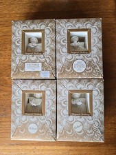 Margaret Furlong 4 Angel Shell Porcelain Ornaments 4" Iris Butterfly Holly Lily