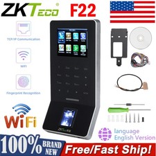 ZKTeco F22 WiFi TCP/IP Time Attendance Fingerprint Door Access Control System