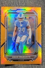 2022 Panini Prizm - Amani Oruwariye #101 Orange Prizm /249