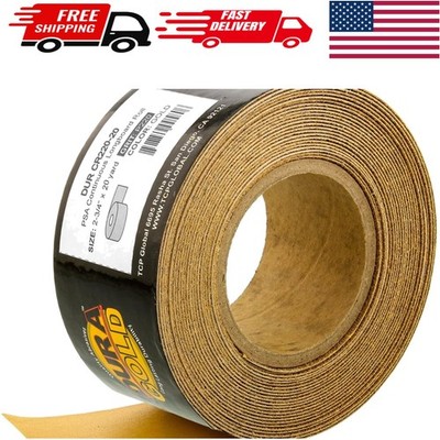 Exclusive Gold 220 Grit Sandpaper Roll - Fine PSA Adhesive for Wood & Metal