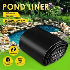 2m-6m Pond Liner Heavy Duty Underlay | UV Tear Resistant | Garden Fish Ponds NEW