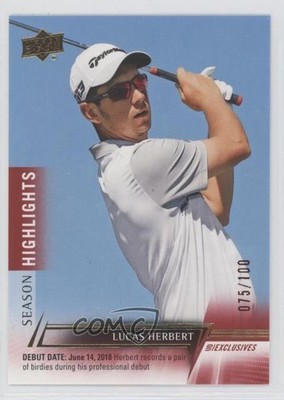 2024 Upper Deck Debuts UD Exclusives 75/100 Lucas Herbert #59 Rookie RC 0cq4