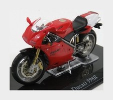 Newsstand AHSBK121-4110121 Ducati - 998R - Damage Display Box - Red White - 1/24