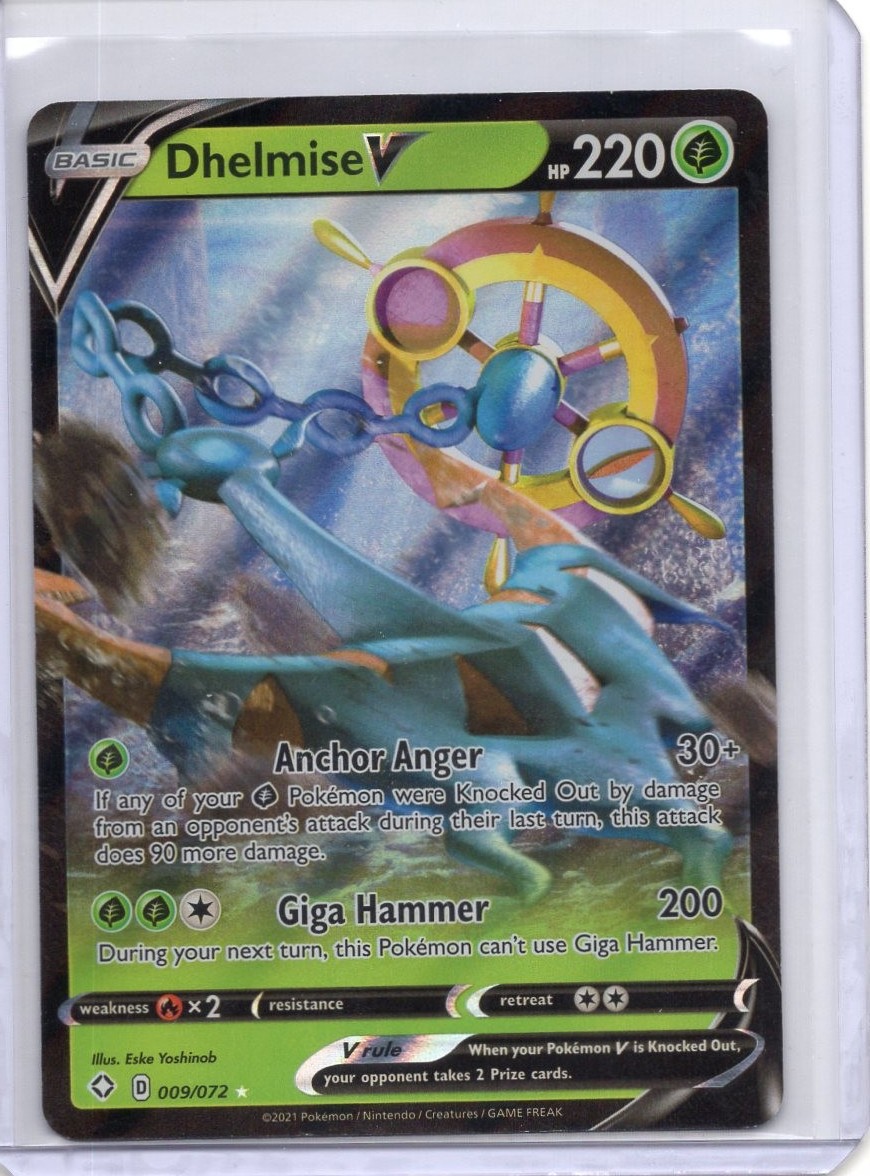 Dhelmise V 9/072 Shining Fates Ultra Rare NM