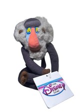The Disney Store RAFIKI Mini Bean Bag Plush Toy The Lion King 8" NEW NWT