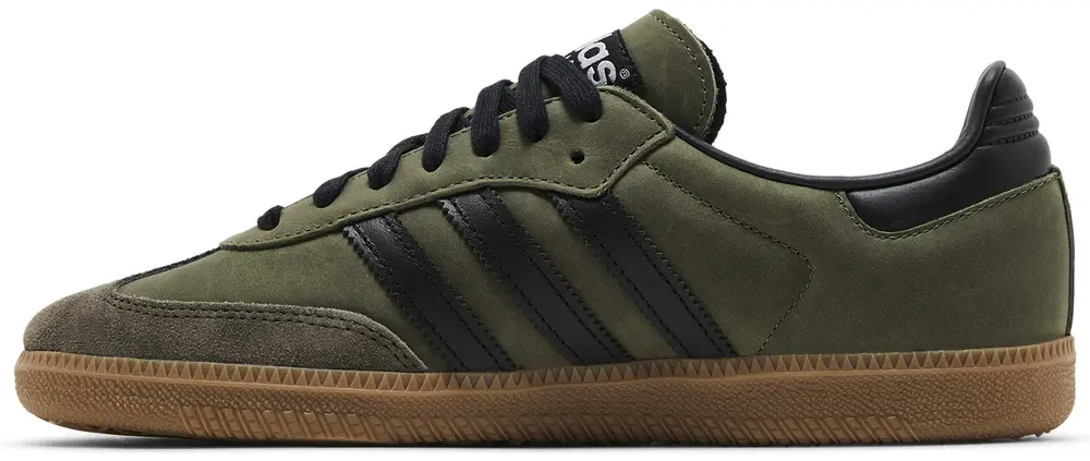 Size 6.5 - Adidas Samba OG Base Green Black for sale online 