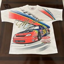Vintage NASCAR T-Shirt Jeff Gordon All Over Print 1996 DuPont AOP Adult Size XL