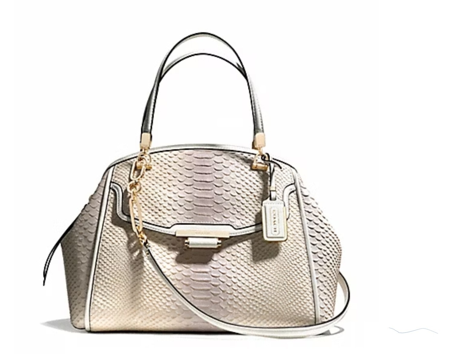 Coach Madison Dome Embossed Python - image 1