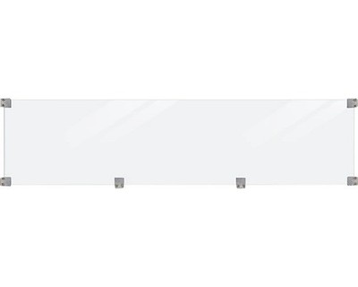 Glaselement PLUS Klink/Plank klar für Zaun kesseldruckimprägniert 174 x 44,6 cm
