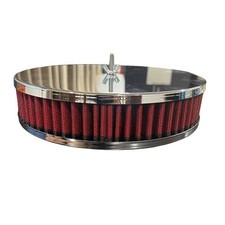 Chrome Air Cleaner 9 Dia X 2 High Suit Holley Edelbrock With 5-18 Neck