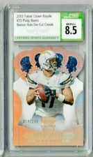 2013 Panini Crown Royale Philip Rivers Bronze Die-Cut Crown CSG 8.5