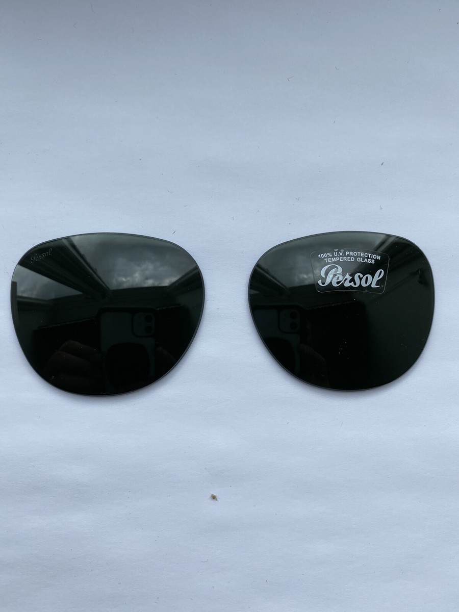 Genuine Persol PO 3132s 95/31 Green/ Grey Tinted Spare Lenses Size 51 mm