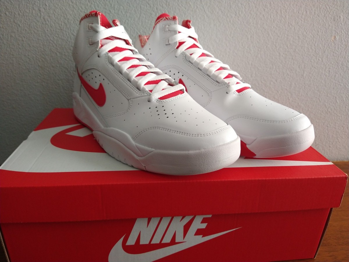 Nike Air Flight シューズ ホワイト/レッド Nike Air Flight Lite Mid 'White/Red'