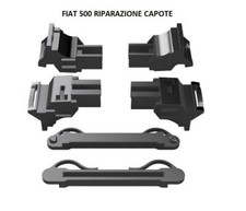 kit completo riparazione capote fiat 500 Cabrio guide tettuccio tettino 500C.