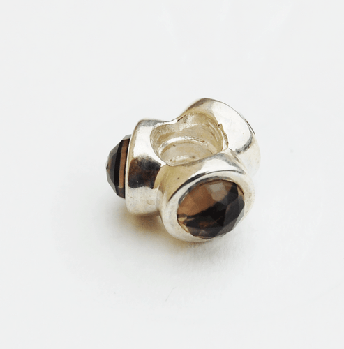 Genuine Pandora Charm "Smokey Quartz" Natural Light  - 790351SQ - retired - Picture 2 of 3