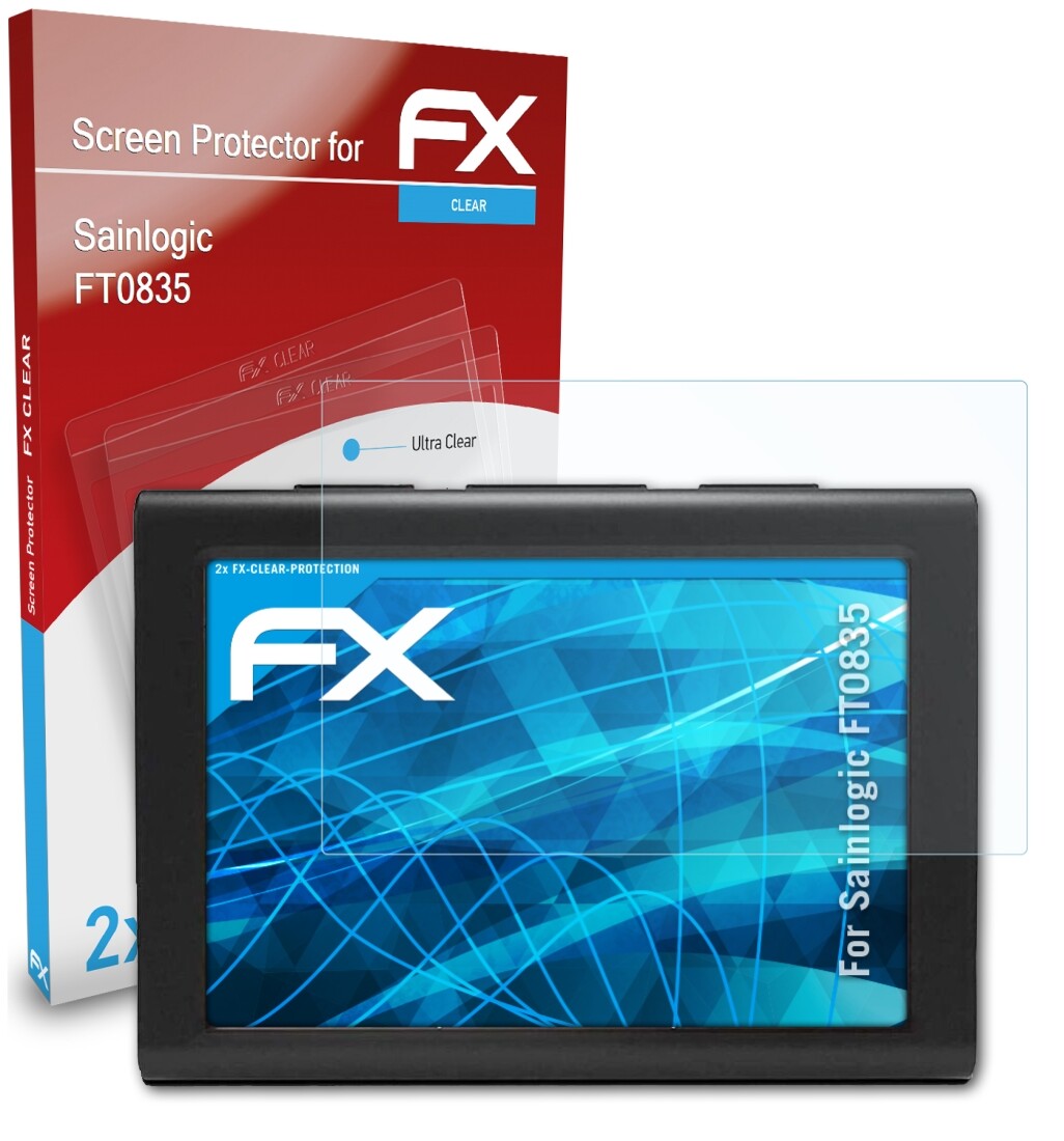 2x Protecteurs D'écran AtFoliX FX-Clear Pour Getac F110 G4 - Anti-rayures, Application Facile, Made In Germany