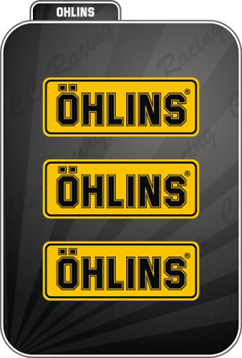 3 Adhesives Ohlin Damper Piston Yellow Black 40 x 0 5/8in Hypermotard MO