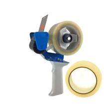 UsedCardboardBoxes - Tape Dispenser 2 Tape Rolls Heavy Duty - 1 Set