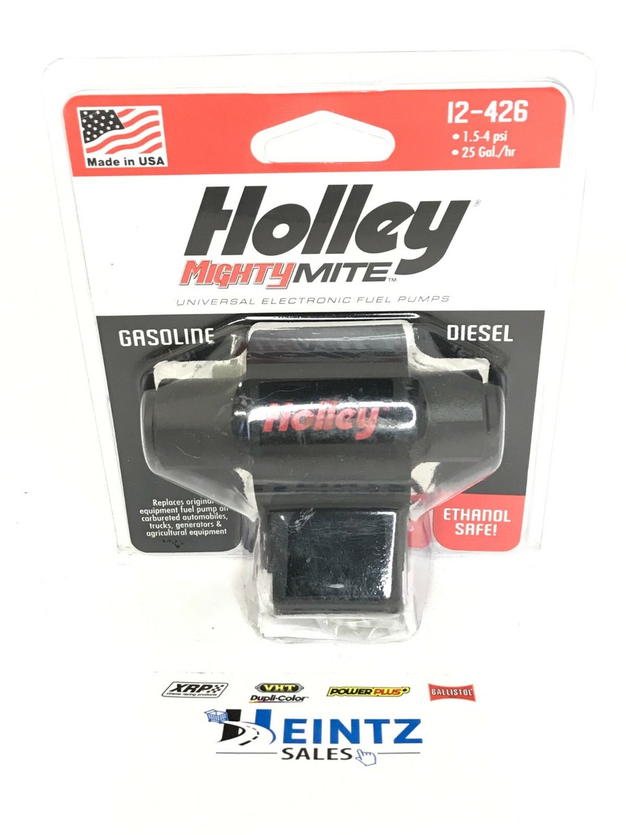 Holley Electric Fuel Pump 25GPH Mighty Mite Series Holley Electric Fuel Pump 25GPH Mighty Mite Series