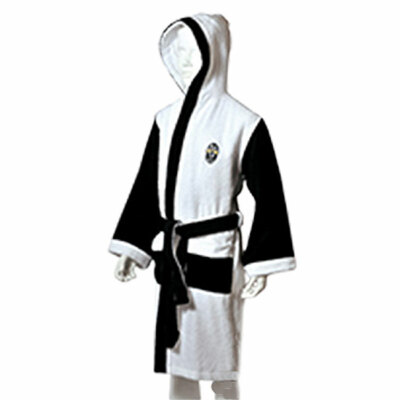 Offizieller Juventus Frottee Bademantel 100% Baumwolle - Gr. 6 Jahre F861