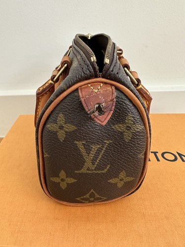 Authentic LOUIS VUITTON Monogram Canvas Speedy Nano - Picture 7 of 20
